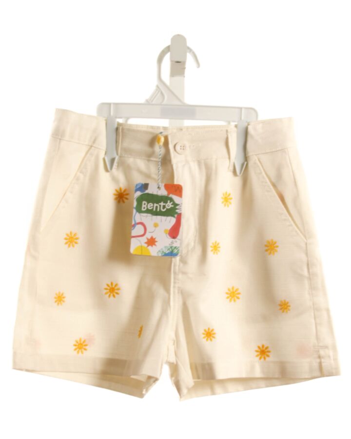 BENTO  WHITE   EMBROIDERED SHORTS