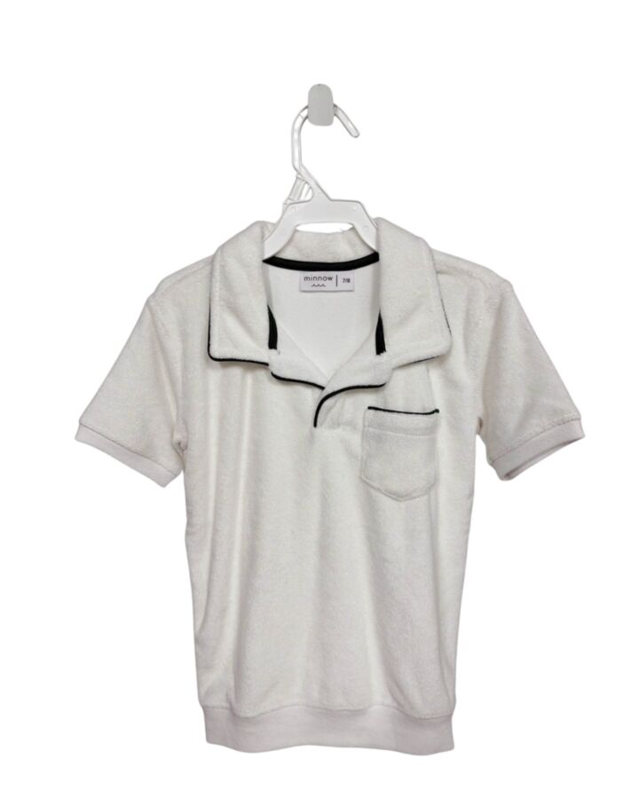 MINNOW  WHITE TERRY CLOTH   SHIRT-SS