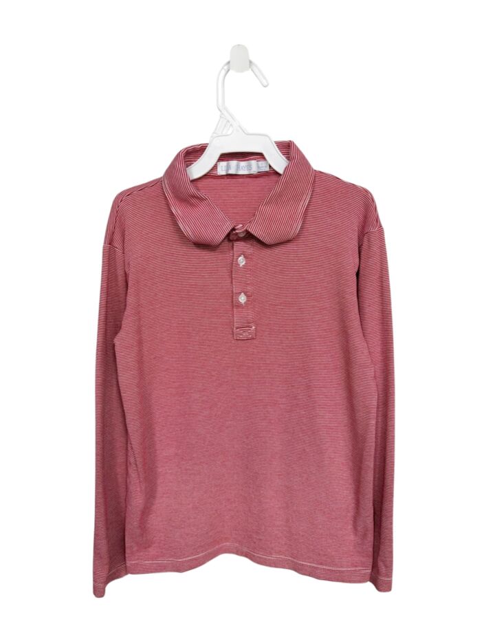 LILA + HAYES  RED  STRIPED  KNIT LS SHIRT