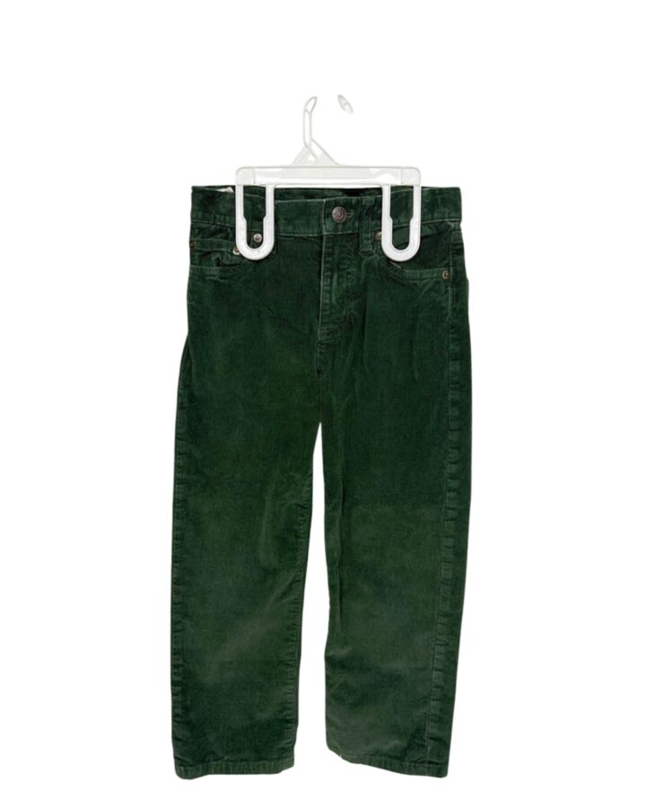 CREWCUTS  GREEN CORDUROY   PANTS