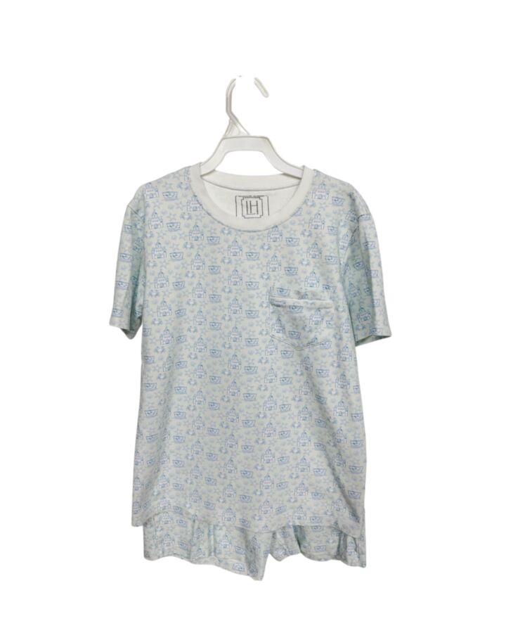 LILA + HAYES  BLUE   PRINTED DESIGN LOUNGEWEAR