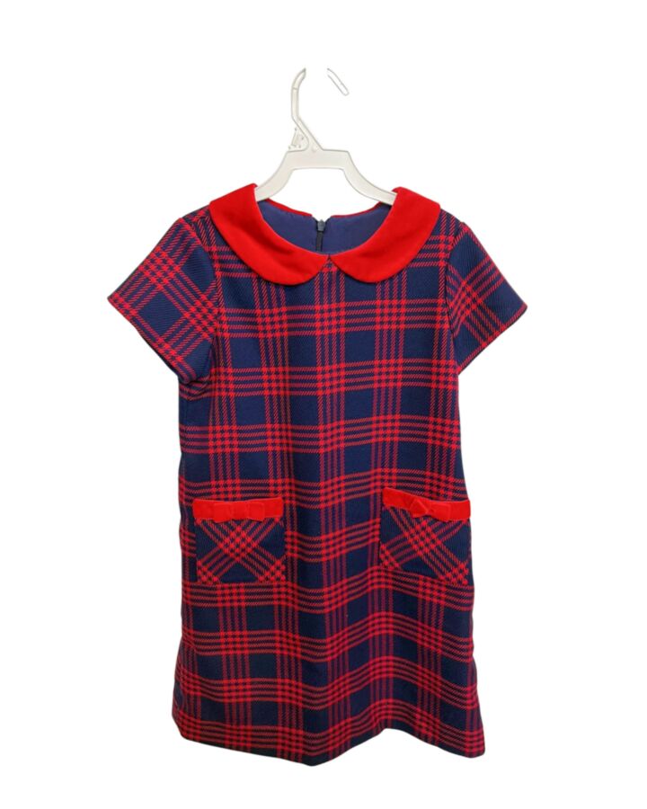 FLORENCE EISEMAN  BLUE  PLAID  DRESS