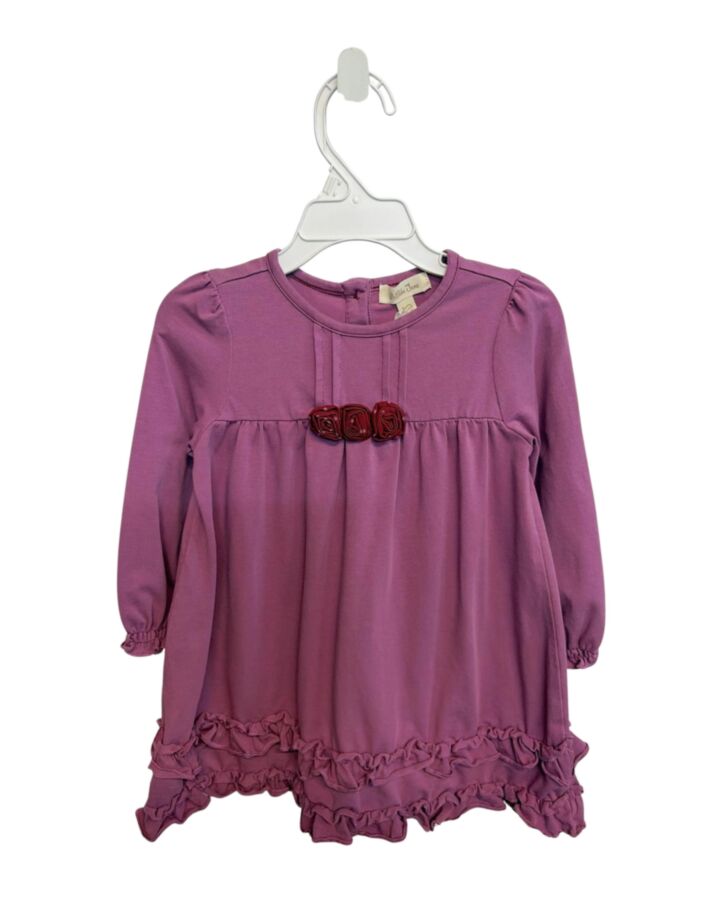 MATILDA JANE  PURPLE    KNIT DRESS WITH RUFFLE