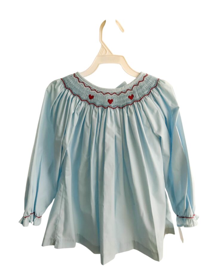 ZUCCINI  BLUE   SMOCKED DRESS SHIRT