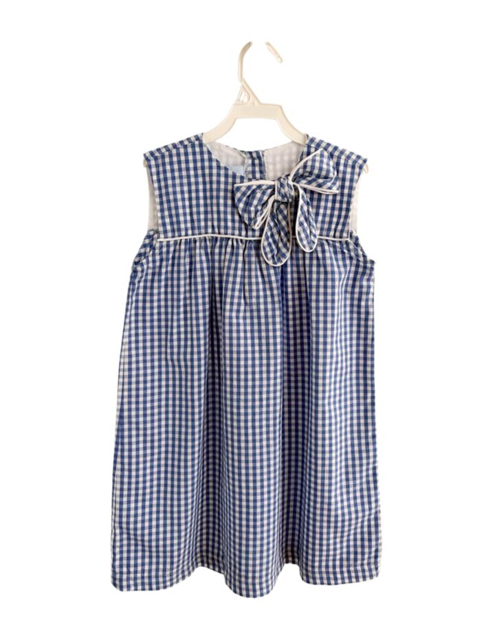 BELLA BLISS  BLUE  GINGHAM  DRESS WITH BOW