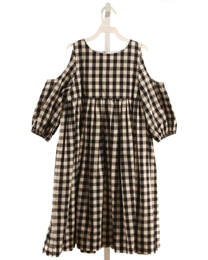 HANNAH KATE  BLACK  GINGHAM  DRESS