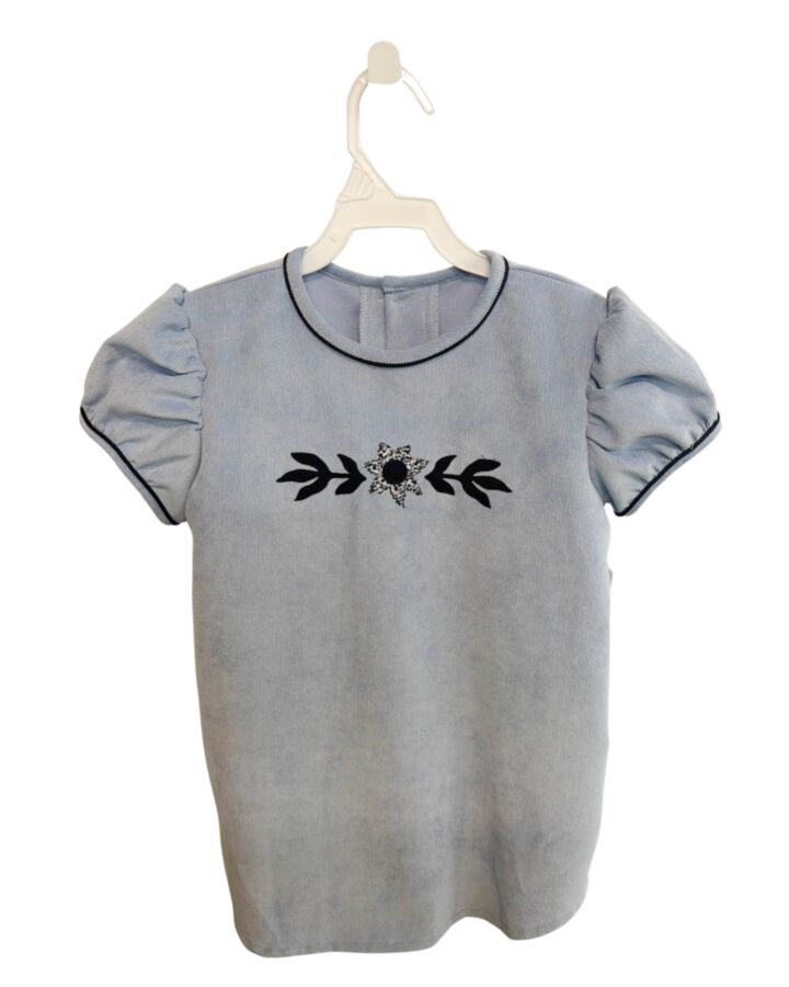 HANNAH KATE  BLUE CORDUROY   SHIRT-SS