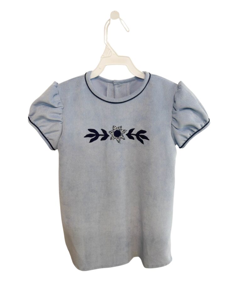 HANNAH KATE  BLUE CORDUROY   SHIRT-SS