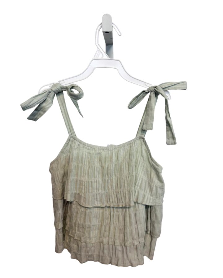 HEART AND ARROW  GREEN    SLEEVELESS SHIRT