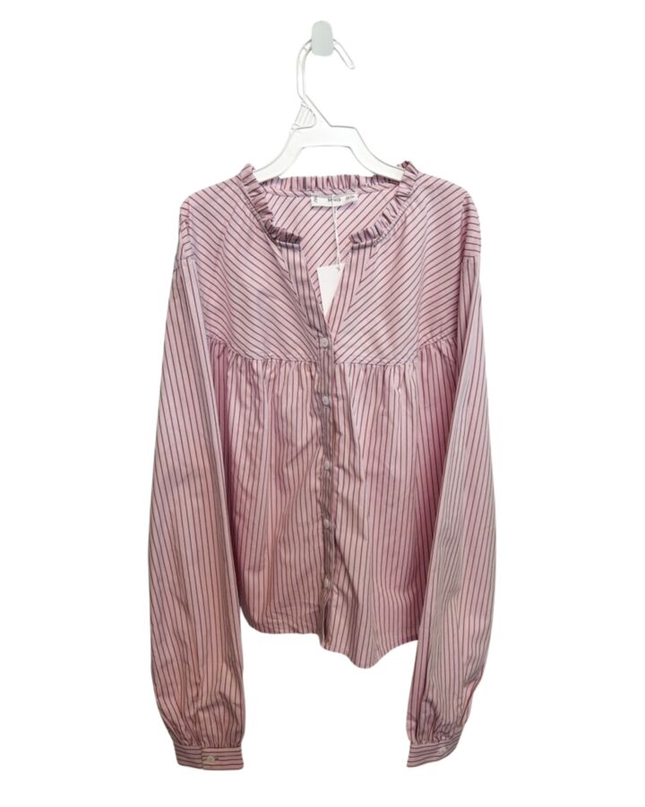 MANGO  PINK  STRIPED  DRESS SHIRT