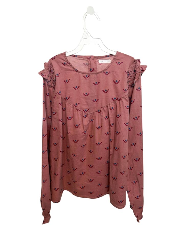 UNIT KIDS  PINK   PRINTED DESIGN DRESS SHIRT