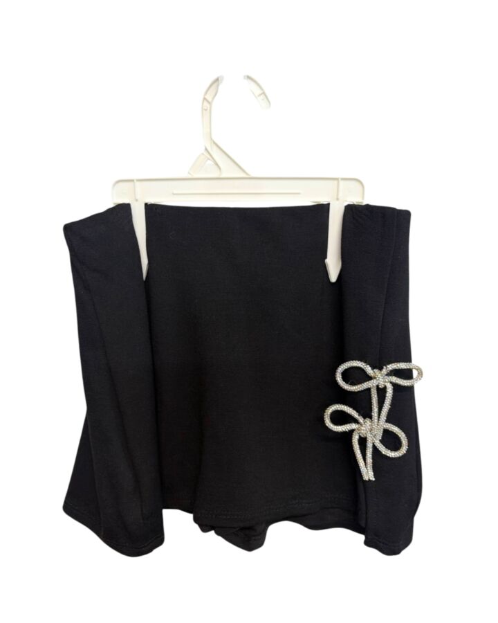 CHERYL KIDS  BLACK    SKORT