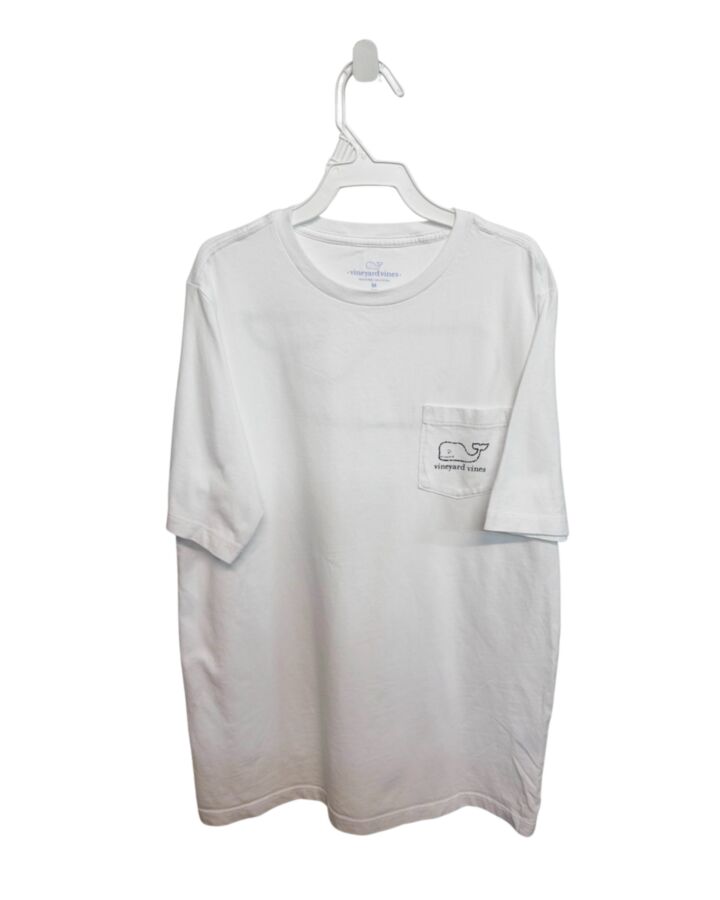 VINEYARD VINES  WHITE   PRINTED DESIGN T-SHIRT
