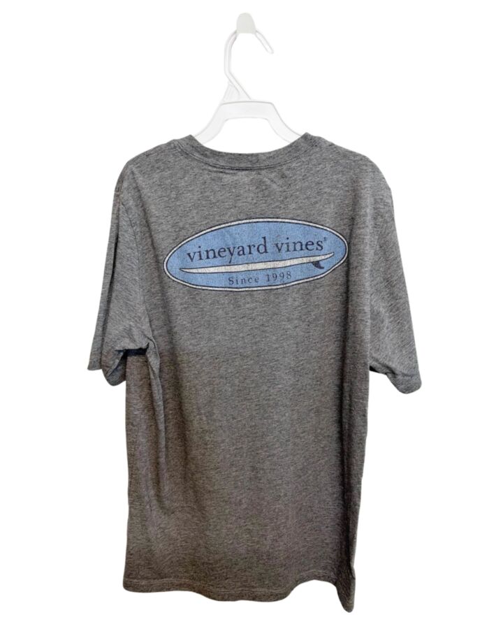 VINEYARD VINES  GRAY   PRINTED DESIGN T-SHIRT