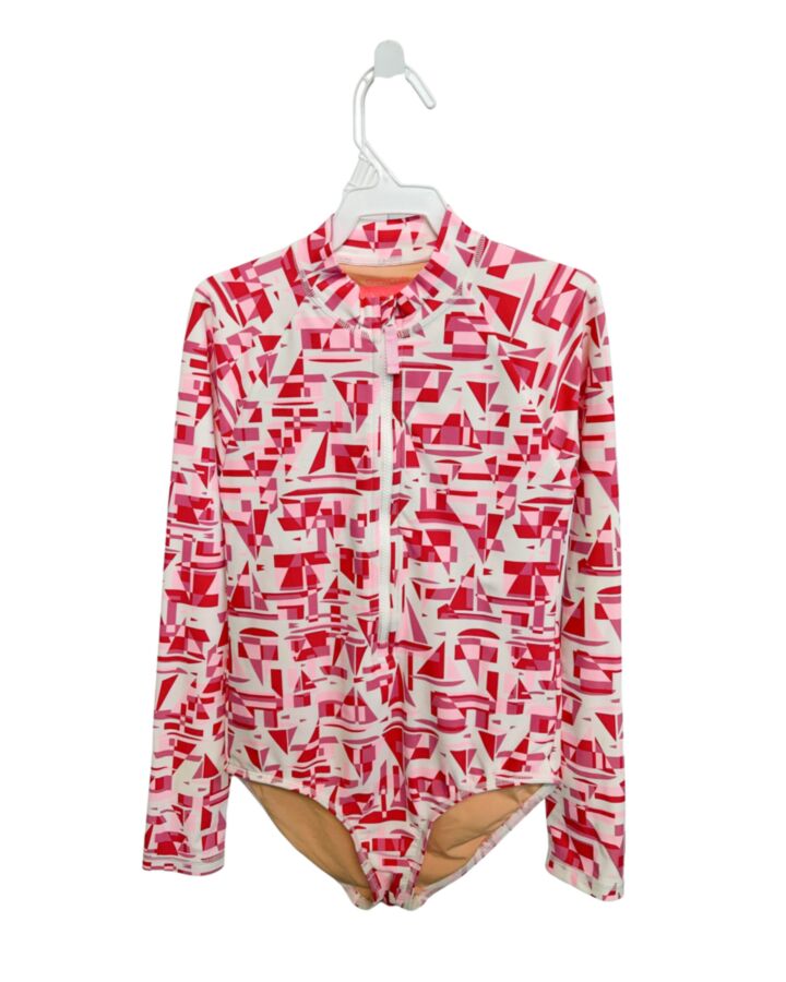 CREWCUTS  PINK   PRINTED DESIGN 1-PIECE SWIMSUIT