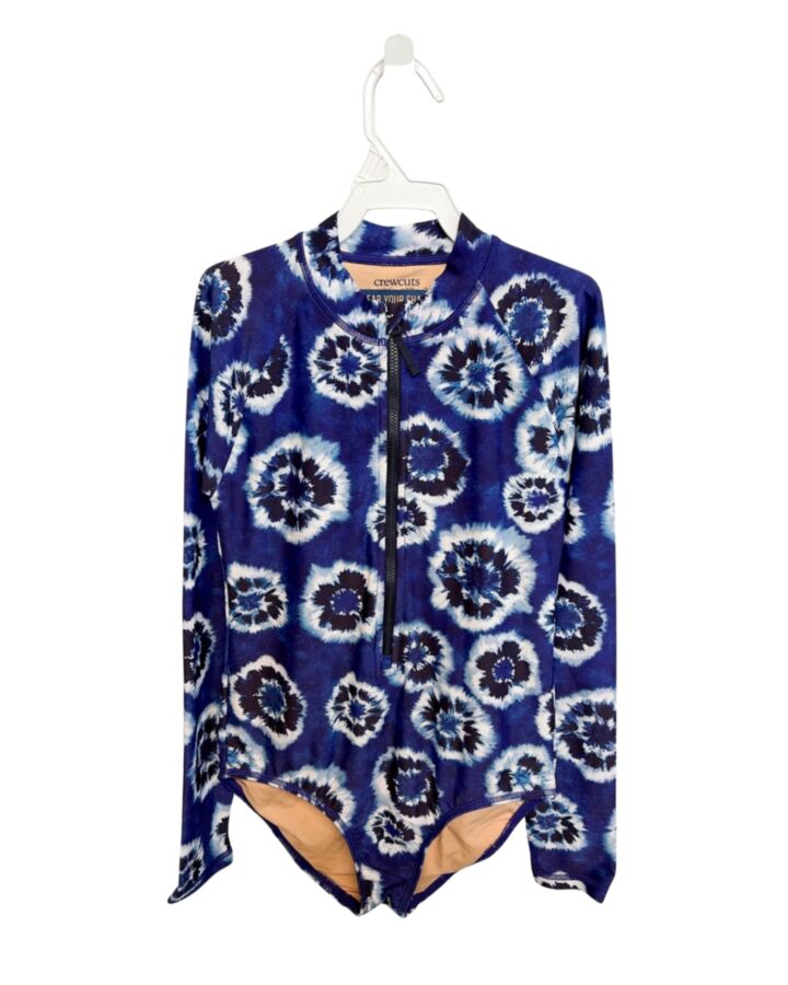 CREWCUTS  BLUE   PRINTED DESIGN 1-PIECE SWIMSUIT