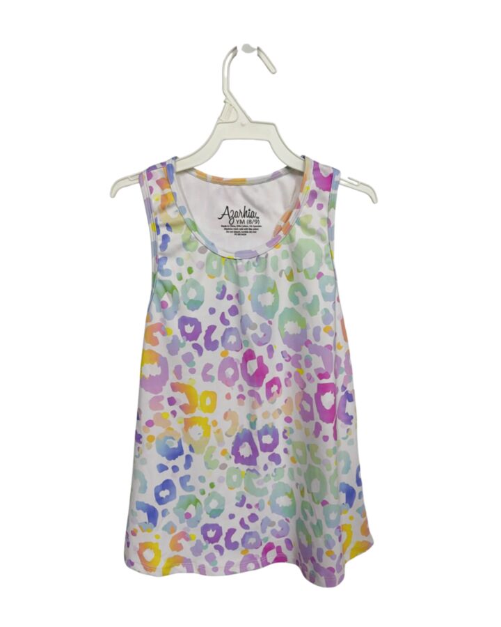 AZARHIA  PURPLE   PRINTED DESIGN KNIT TANK