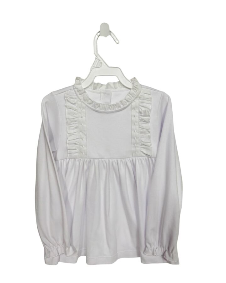 LITTLE ENGLISH  WHITE    KNIT LS SHIRT
