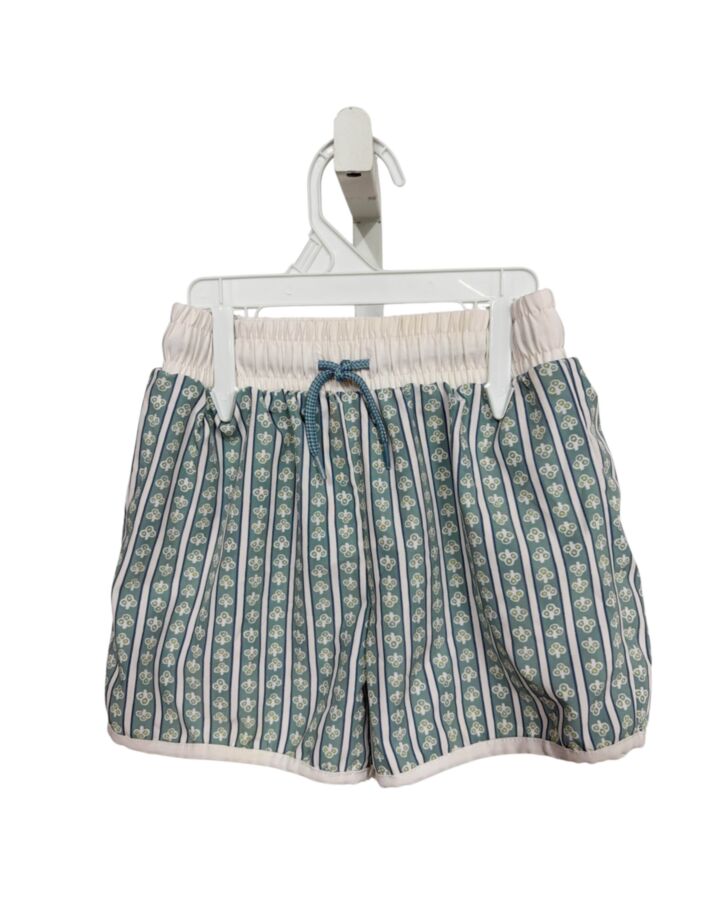 EDGEHILL COLLECTION  GREEN   PRINTED DESIGN SWIM TRUNKS