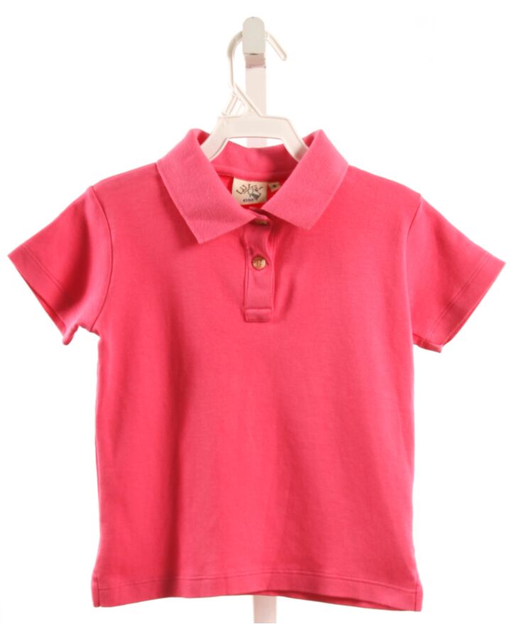 LUIGI  PINK  KNIT SS SHIRT