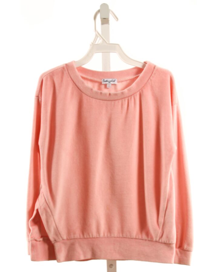 SPLENDID  PINK VELOUR   SHIRT-LS