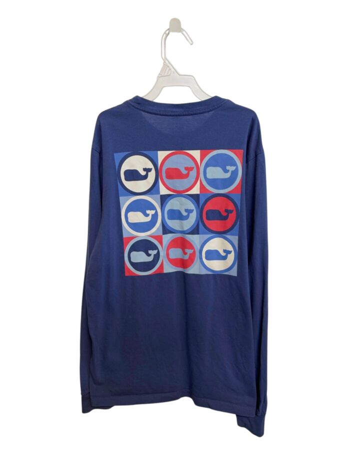 VINEYARD VINES  BLUE   PRINTED DESIGN T-SHIRT