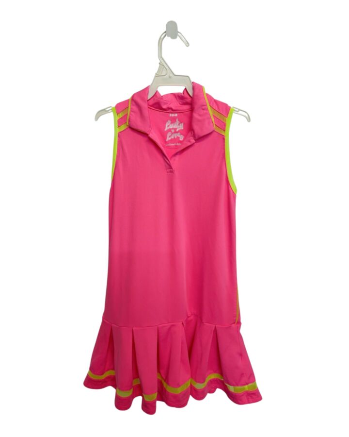LUCKY IN LOVE  HOT PINK    KNIT DRESS