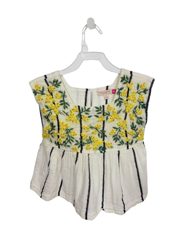 PINK CHICKEN YELLOW SLEEVELESS SHIRT