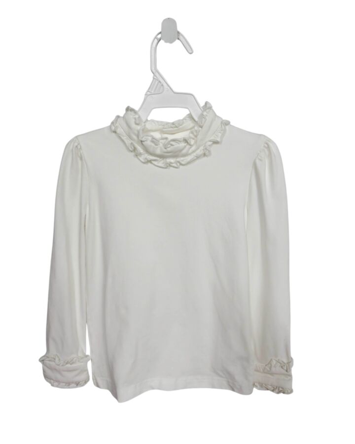 LULU BEBE  WHITE    KNIT LS SHIRT