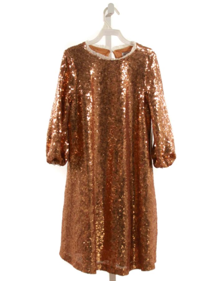 GABBY  GOLD  SEQUINED PARTY DRESS
