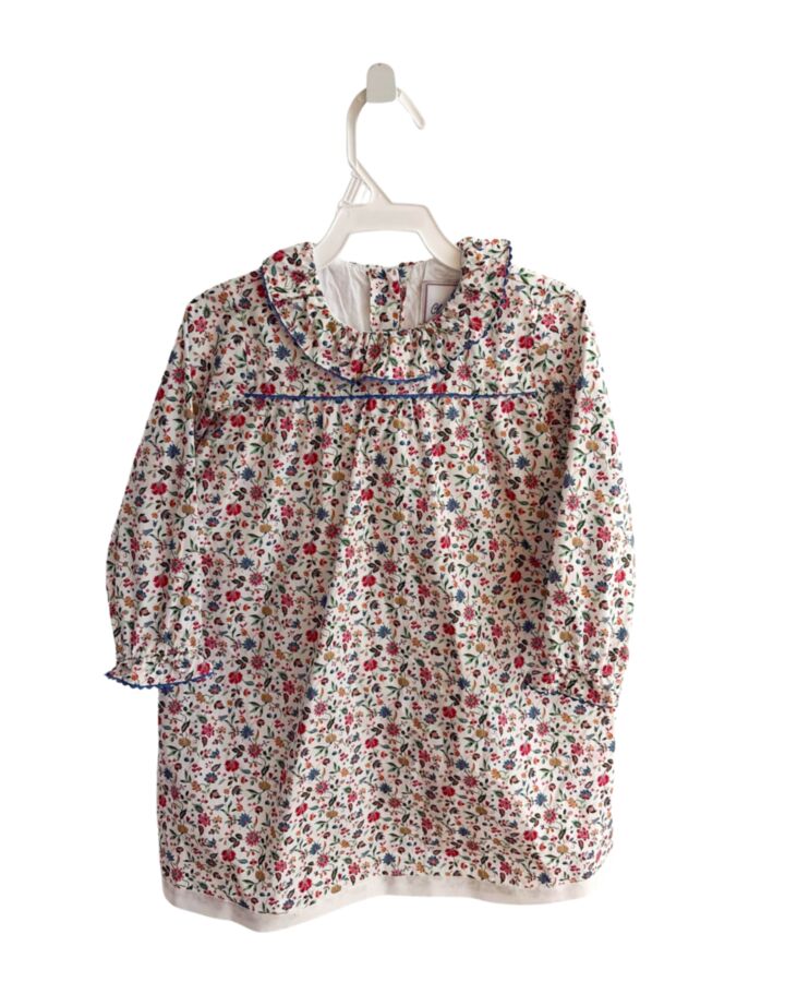 CPC  MULTI-COLOR  FLORAL  DRESS WITH RIC RAC