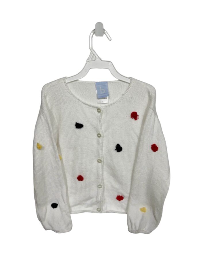 BELLA BLISS  WHITE    CARDIGAN