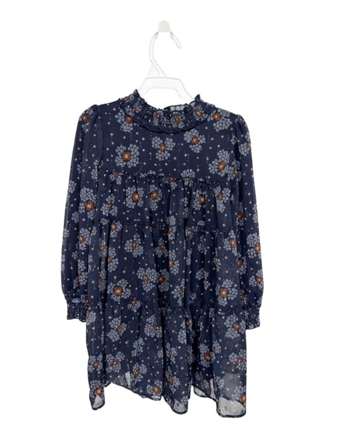 MAYORAL  BLUE SWISS DOT FLORAL  DRESS