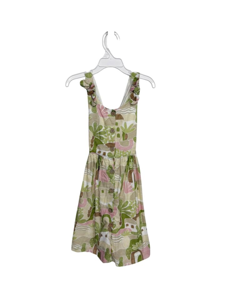 MAYORAL  GREEN   PRINTED DESIGN DRESS