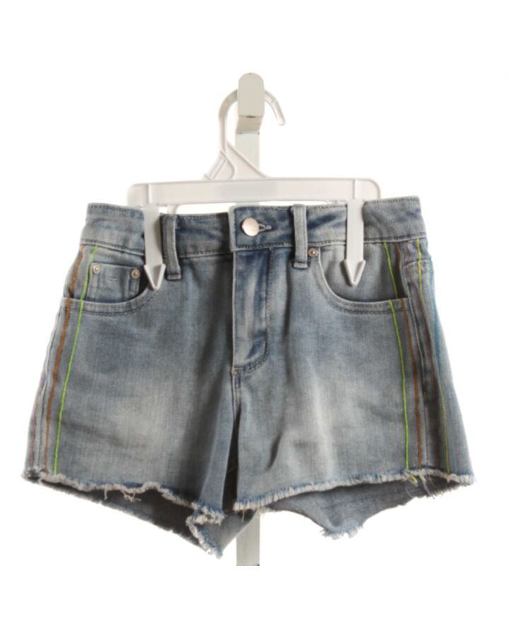 TRACTR  DENIM  EMBROIDERED SHORTS
