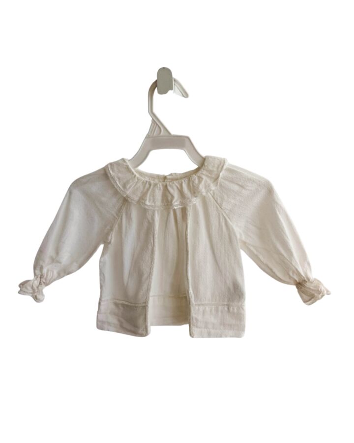 BONPOINT  WHITE    SHIRT-LS