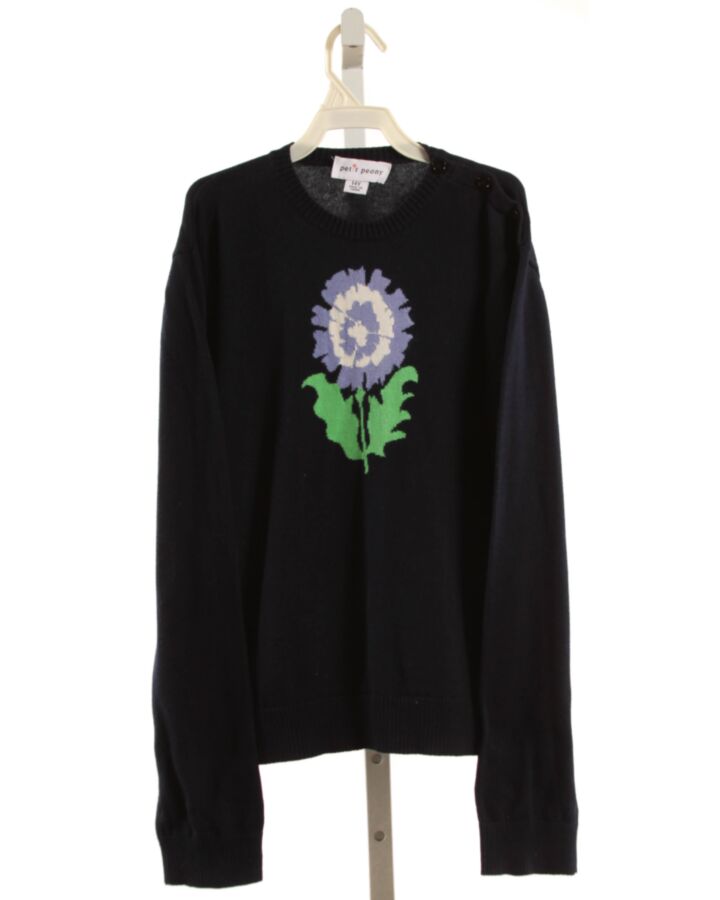 PETIT PEONY  NAVY  FLORAL  SWEATER