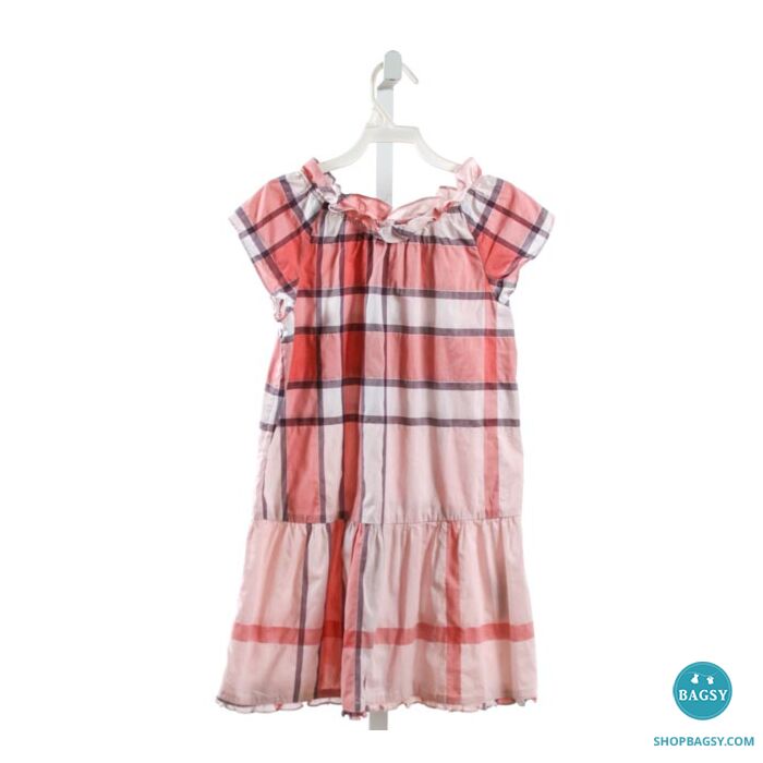 Burberry Pink offers Plaid Dress