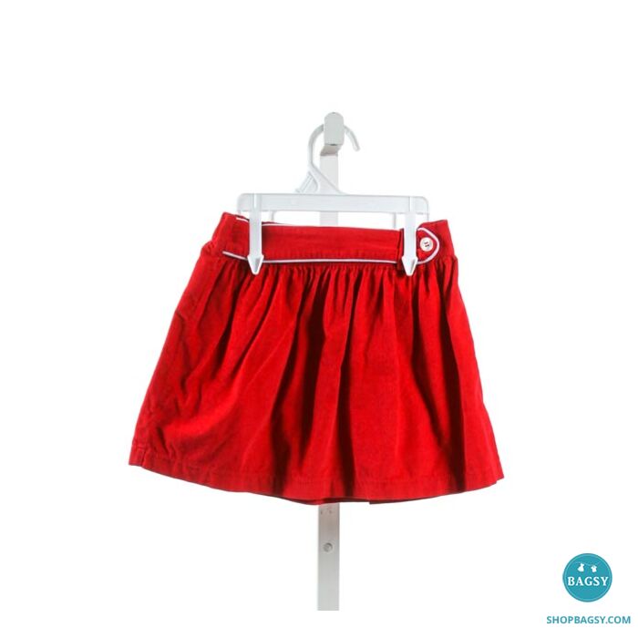 BELLA BLISS RED CORDUROY SKIRT