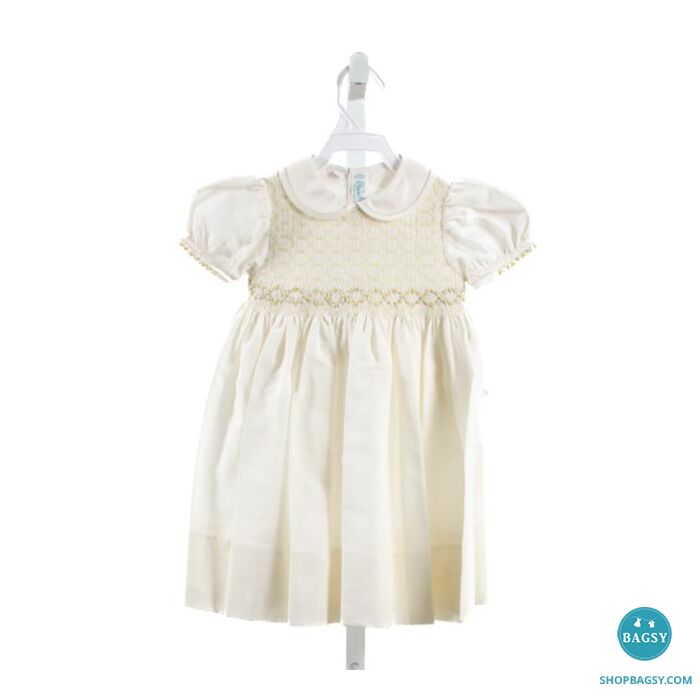 Feltman Brothers Yellow Smocked Baby Dress Feltman Brothers Blue - Main Image