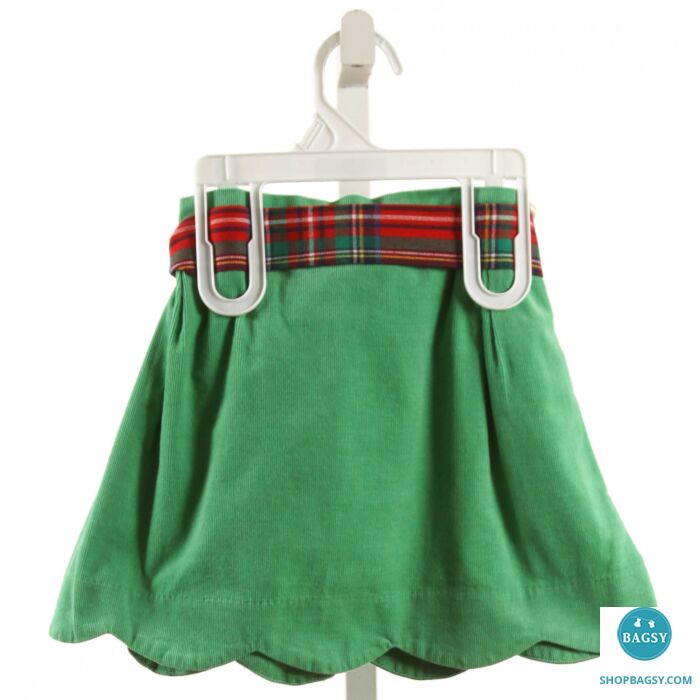 BROWN BOWEN GREEN CORDUROY SKIRT