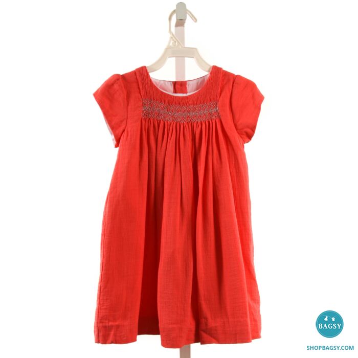 NWT Edgehill Collection Red Corduroy Smocked 2024 Dress 24M