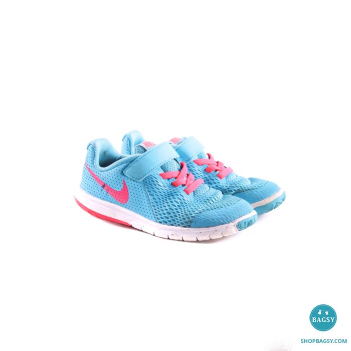 Neon pink and blue nikes hotsell