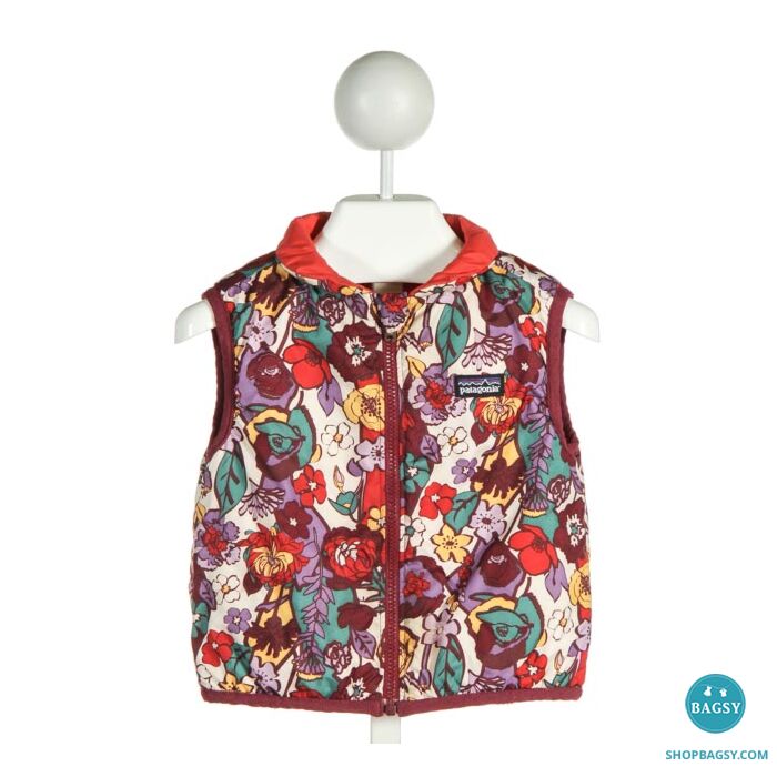 Patagonia floral high quality vest