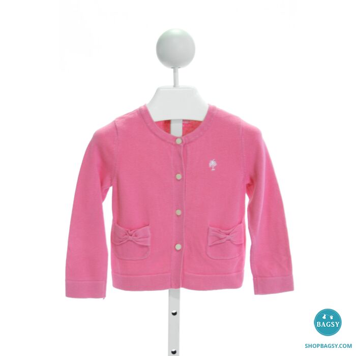 Lilly pulitzer pink cardigan hotsell