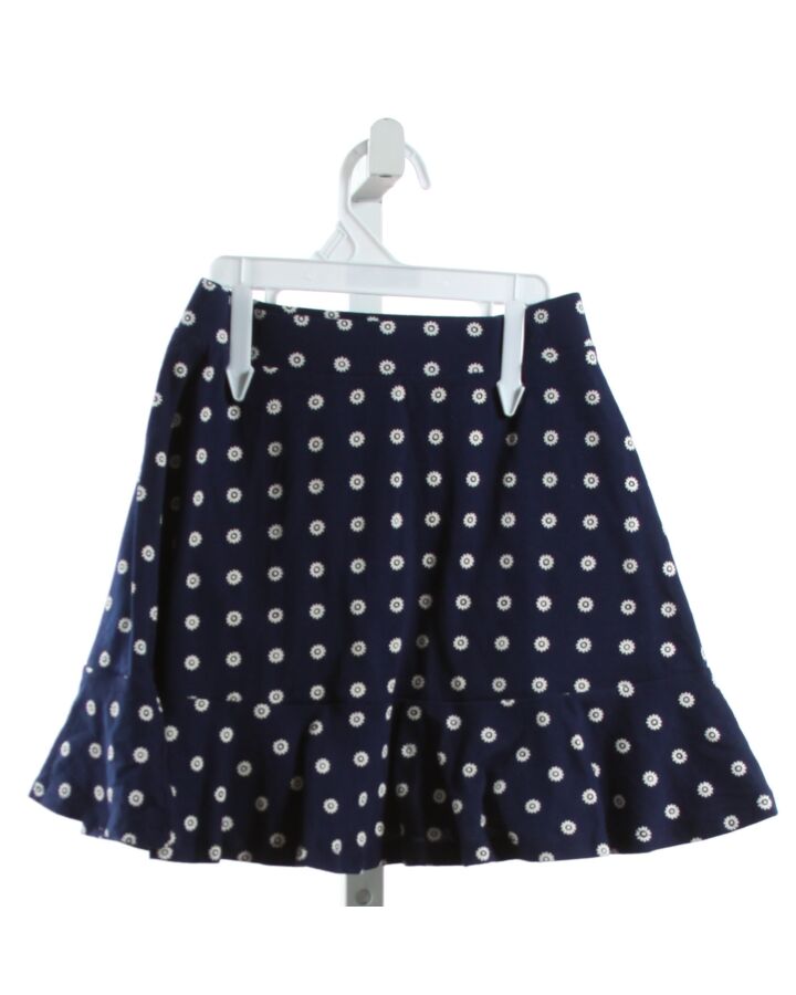 LANDS' END KIDS  NAVY  FLORAL  SKORT