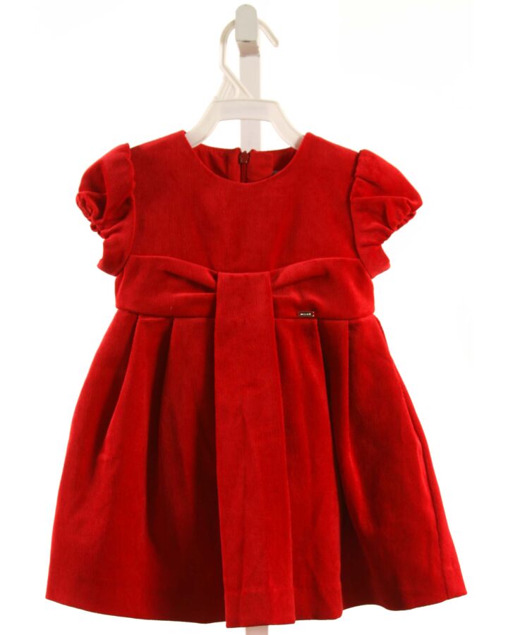 MAYORAL  RED CORDUROY   DRESS