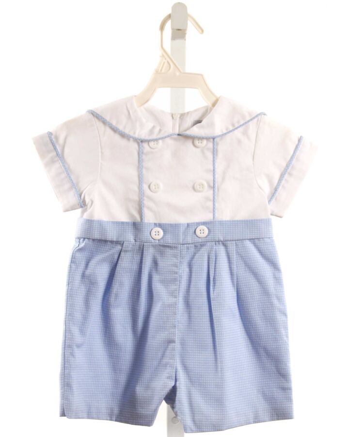 FLORENCE EISEMAN  BLUE PIQUE   SHORTALL
