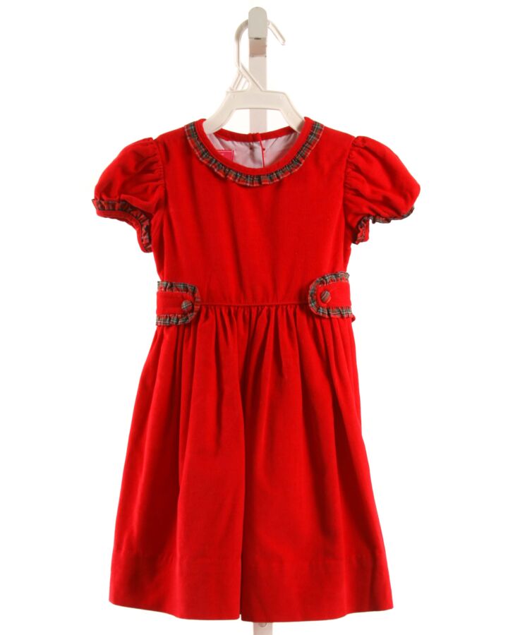 CLAIRE AND CHARLIE  RED CORDUROY   DRESS