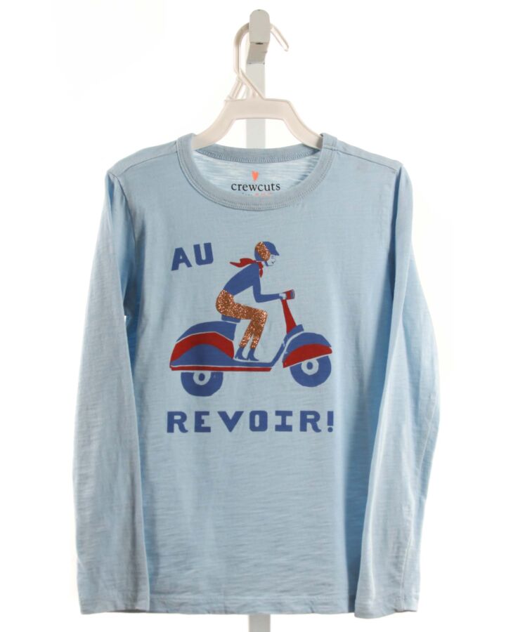 CREWCUTS  LT BLUE   PRINTED DESIGN T-SHIRT